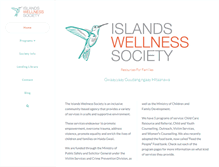 Tablet Screenshot of islandswellnesssociety.com